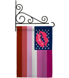 US Lipstick lesbian - Support Inspirational Vertical Impressions Decorative Flags HG148655 Made In USA