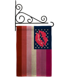 US Lipstick lesbian - Support Inspirational Vertical Impressions Decorative Flags HG148655 Made In USA