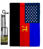US Polyamory Flag - Support Inspirational Vertical Impressions Decorative Flags HG148659 Made In USA