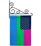 US Polysexuality - Support Inspirational Vertical Impressions Decorative Flags HG148660 Made In USA