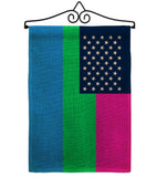 US Polysexuality - Support Inspirational Vertical Impressions Decorative Flags HG148660 Made In USA