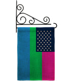 US Polysexuality - Support Inspirational Vertical Impressions Decorative Flags HG148660 Made In USA