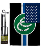 US Pony Pride - Support Inspirational Vertical Impressions Decorative Flags HG148661 Made In USA