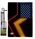 US Rubber Pride - Support Inspirational Vertical Impressions Decorative Flags HG148662 Made In USA