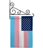 US Transgender - Support Inspirational Vertical Impressions Decorative Flags HG148664 Made In USA