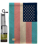 US Transgender - Support Inspirational Vertical Impressions Decorative Flags HG148664 Made In USA