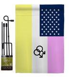 US Twink - Support Inspirational Vertical Impressions Decorative Flags HG148665 Made In USA