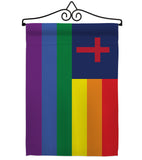 Christian Pride - Support Inspirational Vertical Impressions Decorative Flags HG148667 Made In USA