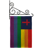 Christian Pride - Support Inspirational Vertical Impressions Decorative Flags HG148667 Made In USA