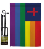 Christian Pride - Support Inspirational Vertical Impressions Decorative Flags HG148667 Made In USA