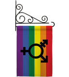 Transgender Pride - Support Inspirational Vertical Impressions Decorative Flags HG148673 Made In USA