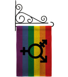 Transgender Pride - Support Inspirational Vertical Impressions Decorative Flags HG148673 Made In USA