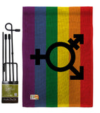 Transgender Pride - Support Inspirational Vertical Impressions Decorative Flags HG148673 Made In USA