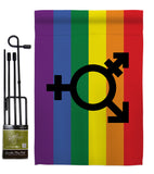 Transgender Pride - Support Inspirational Vertical Impressions Decorative Flags HG148673 Made In USA