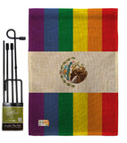 Mexico Pride - Support Inspirational Vertical Impressions Decorative Flags HG148676 Made In USA