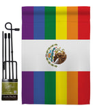 Mexico Pride - Support Inspirational Vertical Impressions Decorative Flags HG148676 Made In USA