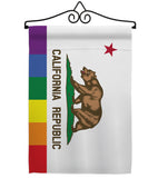 California Republic Pride - Support Inspirational Vertical Impressions Decorative Flags HG148680 Made In USA