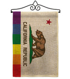 California Republic Pride - Support Inspirational Vertical Impressions Decorative Flags HG148680 Made In USA