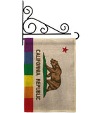 California Republic Pride - Support Inspirational Vertical Impressions Decorative Flags HG148680 Made In USA