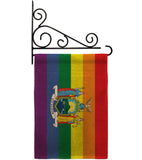 New York Pride - Support Inspirational Vertical Impressions Decorative Flags HG148681 Made In USA