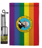 Washington Pride - Support Inspirational Vertical Impressions Decorative Flags HG148683 Made In USA