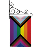 Progress Bisexual Pride - Support Inspirational Vertical Impressions Decorative Flags HG148690 Made In USA