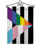 Gay Trans Straight Ally - Support Inspirational Vertical Impressions Decorative Flags HG148691 Made In USA