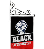Black Lives Matter - Support Inspirational Vertical Impressions Decorative Flags HG170017 Made In USA