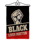Black Lives Matter - Support Inspirational Vertical Impressions Decorative Flags HG170017 Made In USA