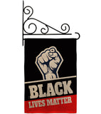 Black Lives Matter - Support Inspirational Vertical Impressions Decorative Flags HG170017 Made In USA