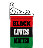 Black Lives Awareness - Support Inspirational Vertical Impressions Decorative Flags HG170020 Made In USA