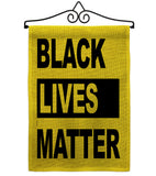 Black Lives Movement - Support Inspirational Vertical Impressions Decorative Flags HG170049 Made In USA