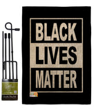 Can't Breathe BLM - Support Inspirational Vertical Impressions Decorative Flags HG170052 Made In USA