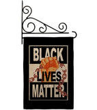 BLM Justice - Support Inspirational Vertical Impressions Decorative Flags HG170053 Made In USA