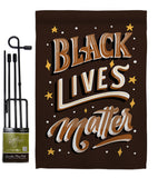 BLM Unity - Support Inspirational Vertical Impressions Decorative Flags HG170055 Made In USA