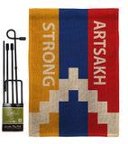 Artsakh Strong - Support Inspirational Vertical Impressions Decorative Flags HG170154 Made In USA