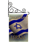 Pray for Israel - Support Inspirational Vertical Impressions Decorative Flags HG170190 Made In USA