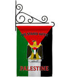 Stand with Palestine - Support Inspirational Vertical Impressions Decorative Flags HG170194 Made In USA