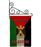 Stand with Palestine - Support Inspirational Vertical Impressions Decorative Flags HG170194 Made In USA