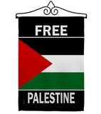 Free Palestine - Support Inspirational Vertical Impressions Decorative Flags HG170196 Made In USA