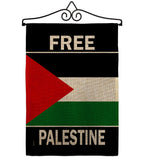 Free Palestine - Support Inspirational Vertical Impressions Decorative Flags HG170196 Made In USA