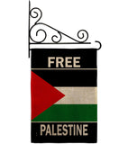 Free Palestine - Support Inspirational Vertical Impressions Decorative Flags HG170196 Made In USA