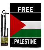 Free Palestine - Support Inspirational Vertical Impressions Decorative Flags HG170196 Made In USA