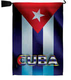 Save Cuba - Support Inspirational Vertical Impressions Decorative Flags HG170214 Made In USA