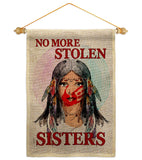 No Stolen Sister - Support Inspirational Vertical Impressions Decorative Flags HG170215 Made In USA