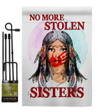 No Stolen Sister - Support Inspirational Vertical Impressions Decorative Flags HG170215 Made In USA