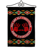 MMIW Awareness - Support Inspirational Vertical Impressions Decorative Flags HG170216 Made In USA