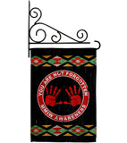 MMIW Awareness - Support Inspirational Vertical Impressions Decorative Flags HG170216 Made In USA