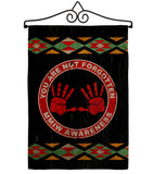 MMIW Awareness - Support Inspirational Vertical Impressions Decorative Flags HG170216 Made In USA