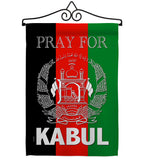 Pray For Kabul - Support Inspirational Vertical Impressions Decorative Flags HG170219 Made In USA